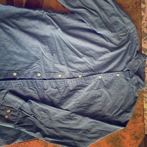 Men’s long sleeve casual button down.